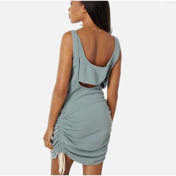 n:philanthropy Sebastian Mini Dress Slate NWT SZ L, Terry Cloth Interior - Picture 2 of 7